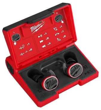 Milwaukee hörselskydd m/bluetooth L4 RLEPB-301 - Uppladdningsbar